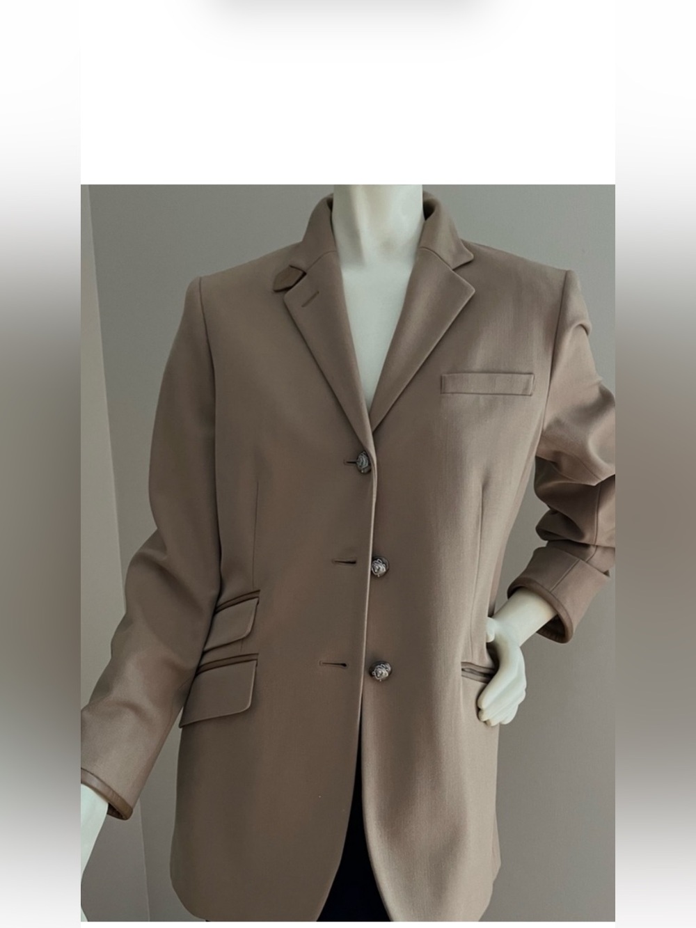 Brand New - Ralph Lauren, leather trim jacket